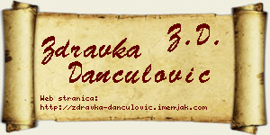 Zdravka Dančulović vizit kartica
